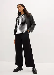 Langarmshirt aus reiner Bio-Baumwolle, (2er Pack), bonprix