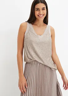 Top à sequins, bonprix