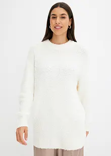 Pull oversize en maille bouclette, bonprix