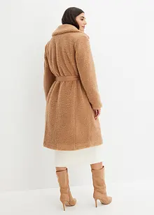 Manteau en matière peluche, bonprix