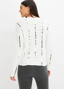 Pull côtelé, bonprix