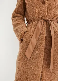 Manteau en matière peluche, bonprix