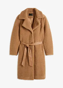 Manteau en matière peluche, bonprix