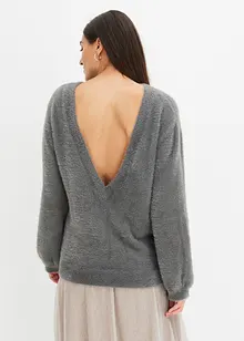 Pull oversize à décolleté profond dans le dos, bonprix