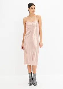 Trägerkleid aus feinem Satin, bonprix