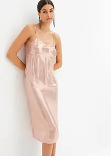 Trägerkleid aus feinem Satin, bonprix