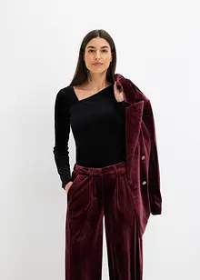 Shirt aus softem Samt, bonprix