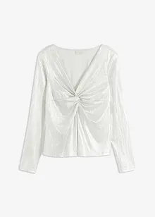 Langarmshirt mit Glitzergarn, bonprix