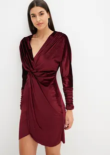 Mini-robe en velours doux, bonprix