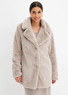 Manteau en fausse fourrure, bonprix