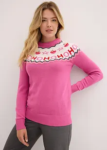 Pullover mit Weihnachtsmotiv, bonprix