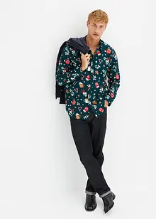 Chemise manches longues avec motif de Noël, bonprix