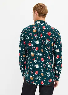 Chemise manches longues avec motif de Noël, bonprix