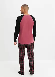 Pyjama avec pantalon en flanelle, bonprix