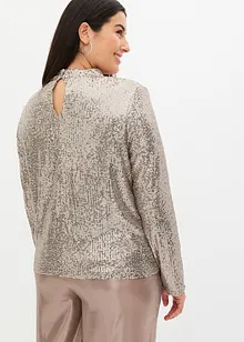 Blouse à sequins, bonprix