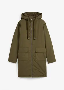 warm wattierter Winterparka mit Teddyfutter in Kapuze, bonprix