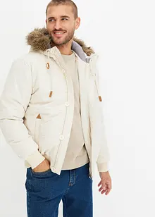 Funktionsjacke mit Fellkapuze in Blousonform, bonprix