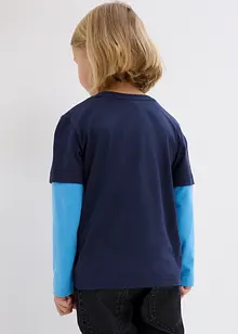 Jungen Langarmshirt aus Bio Baumwolle, bonprix