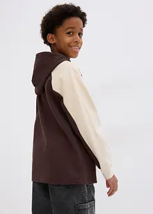 Jungen Kapuzensweatshirt aus Bio Baumwolle, bonprix