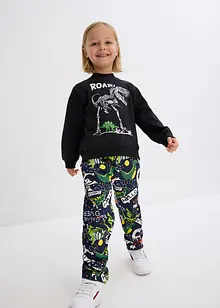 Jungen Sweatshirt mit Jogginghose (2-tlg.Set) aus Bio Baumwolle, bonprix