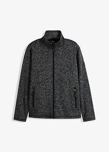 Veste en maille polaire avec doublure peluche, bonprix