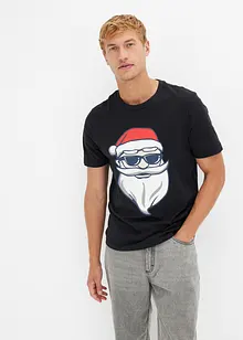 T-Shirt mit Weihnachtsmotiv aus Bio Baumwolle, bonprix