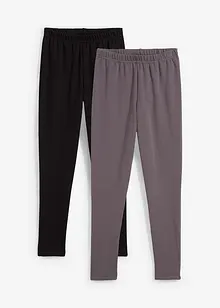 Thermo Funktionsleggings mit Kuschelfleece Futter (2er Pack), bonprix