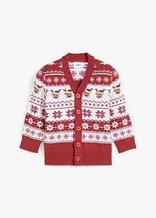 Kinder Strickjacke mit Weihnachtsmotiv, bonprix