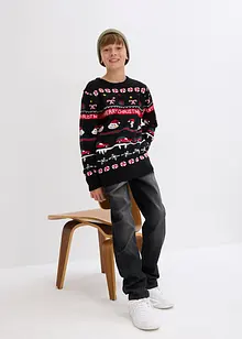 Kinder Pullover mit Weihnachtsmotiv, bonprix