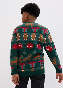 Jungen Pullover mit Weihnachtsmotiv, bonprix