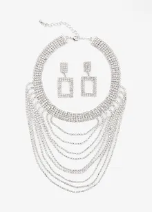 Choker & Ohrstecker (3-tlg. Schmuckset), bonprix