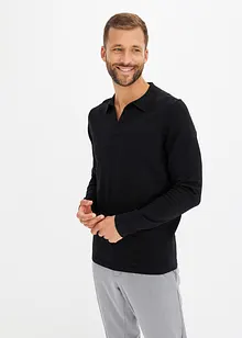 Feinstrick - Pololangarmshirt, bonprix