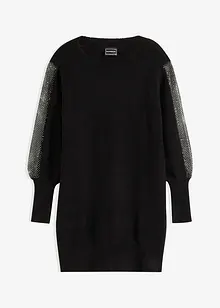 Robe en maille avec détail brillant, bonprix