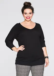 Oversized-Shirt aus fließender Viskose, bonprix