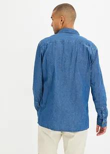 Chemise en jean aspect délavé, bonprix