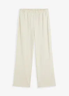 Pantalon velours côtelé à taille élastiquée, bonprix