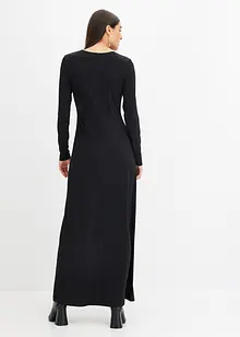 Maxikleid mit Knotendetail und Perlen-Nadel, bonprix