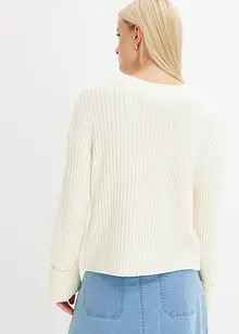 Pullover aus softem Baumwoll-Mix, bonprix