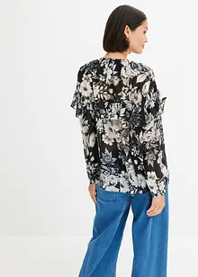 Bluse mit Volants, bonprix