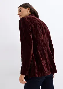 Blazer en velours plissé, bonprix