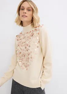 Pull à sequins, bonprix