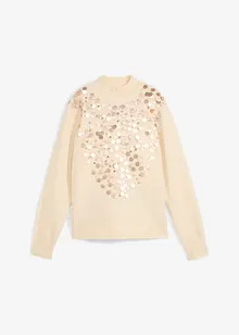 Pull à sequins, bonprix