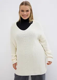 Oversize-Pullover aus Woll-Mix, bonprix