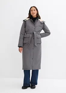 Parka longue d'hiver avec ceinture, bonprix