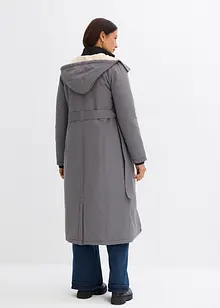 Long-Winter-Parka mit Gürtel, bonprix