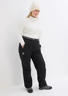 Pantalon chaud de ski avec doublure polaire, imperméable, bonprix