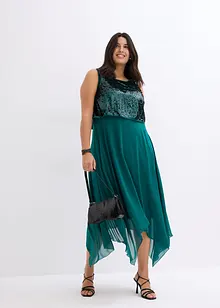 Abendkleid mit Pailletten, bonprix