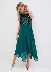 Abendkleid mit Pailletten, bonprix