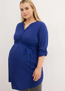 2-in-1 Umstands- und Stillblusenkleid aus fließender Viskose, bonprix