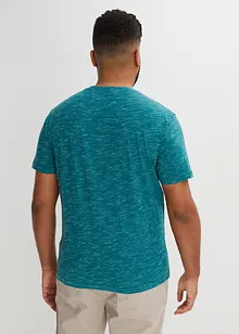 Lot de 2 T-shirts col tunisien, bonprix